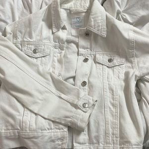 White denim jacket